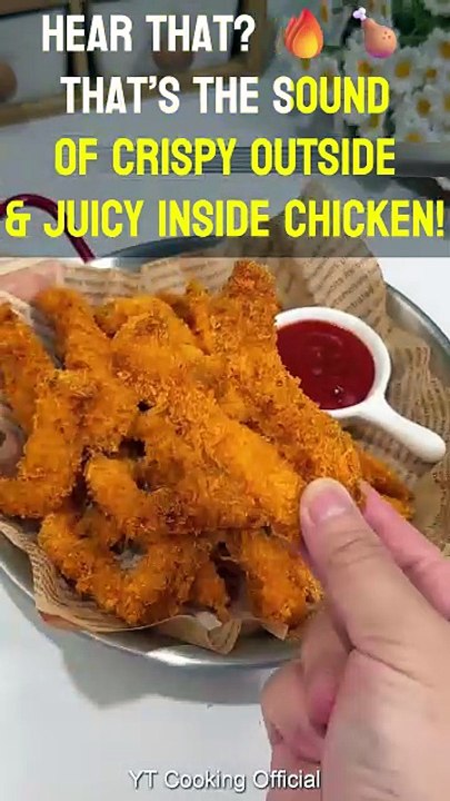Crispy Boneless Chicken in Air Fryer 🍗  Easy & Healthy Recipe #shorts #recipe #food