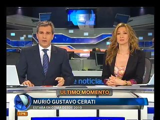 Murió Gustavo Cerati - Telefe confirma la noticia
