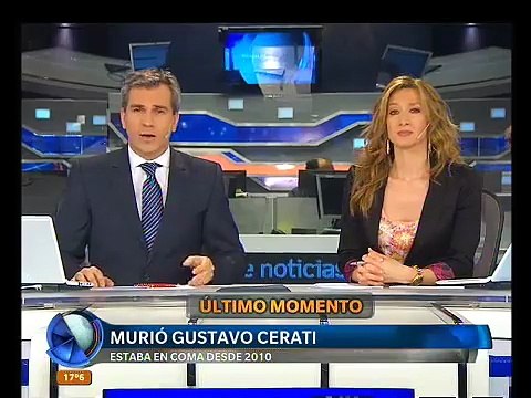 Murió Gustavo Cerati - Telefe confirma la noticia