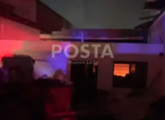 VIDEO | Bomberos controlan incendio en casa de la colonia Playa, Guadalupe