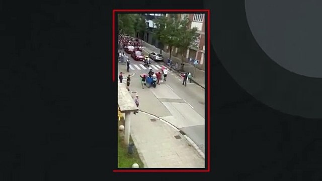 Protestas en apoyo a Palestina bloquearon la etapa de la Vuelta a España