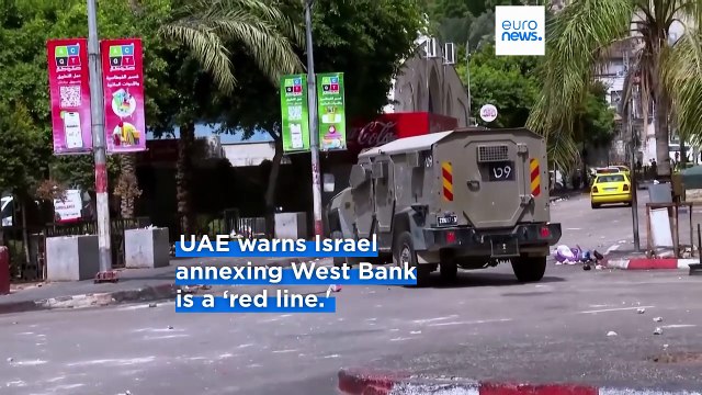UAE warns Israeli annexation of West Bank would signal end of regional integration