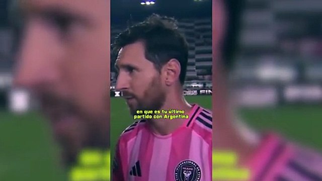 Lionel Messi confirmó que, contra Venezuela, será su ultimopartido de Eliminatorias con los colores de la Selección jugando en Argentina