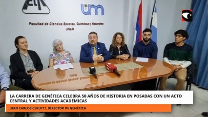 La carrera de Genética celebra 50 años de historia en Posadas