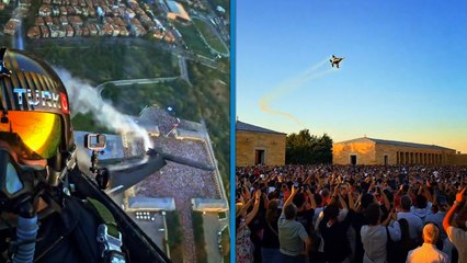 SOLOTÜRK kokpitinden '30 Ağustos Zafer Bayramı' uçuşu