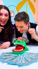 Crocodile Teeth Challenge! Who Will Survive? 🐊 😱😂 #shorts