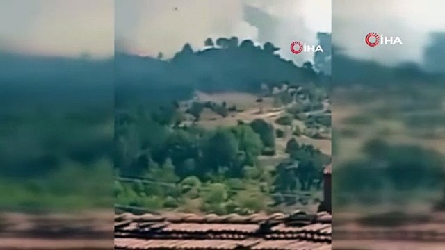 Yine orman yangını, yine Bursa... Bursa'dan bir kez daha alevler yükseldi