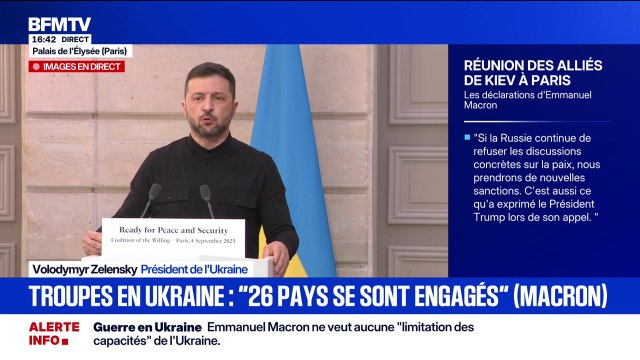 Conflit en Ukraine: Nous ne voyons pas de volonté de la part des Russes de mettre fin à cette guerre , déplore Volodymyr Zelensky