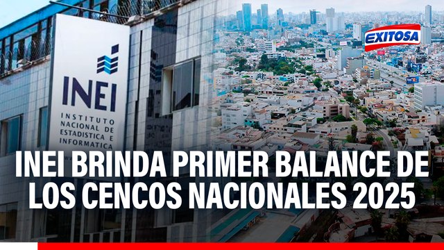 Censo Nacional 2025: Cerca de 5 millones de viviendas fueron censadas en un mes, según jefe del INE