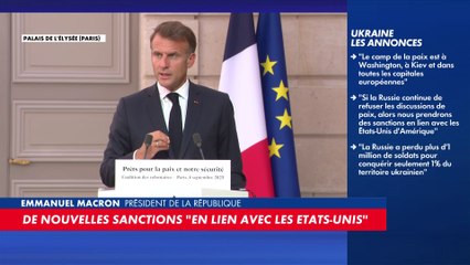 Emmanuel Macron : «26 pays ont confirmé leur volonté de mettre des troupes en Ukraine»