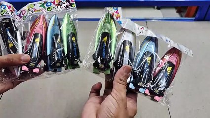 Unboxing and Review of toy push back boat shape car for return gift