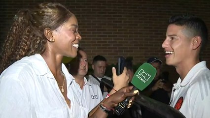 James Rodríguez: su encuentro con Catherine Ibargüen y el mensaje previo al duelo decisivo vs. Bolivia