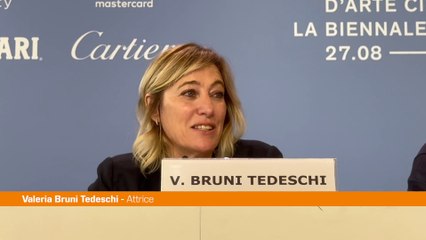 Venezia, Valeria Bruni Tedeschi "Riconnessa con Duse nell'aldilà"