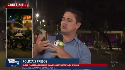 Policiais presos: dupla flagrada consumindo bebida alcoólica enquanto estava de serviço