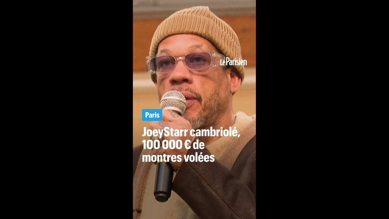 JoeyStarr cambriolé à Paris, 100 000 euros en montres de luxe dérobés
