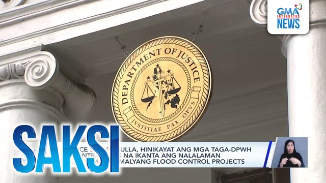 Justice Sec. Remulla, hinikayat ang mga taga-DPWH at contractors na ikanta ang nalalaman ukol sa maanomalyang flood control projects | Saksi