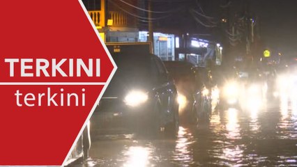 [TERKINI] Paras air di Sungai Langat Batu 12 direkodkan bahaya