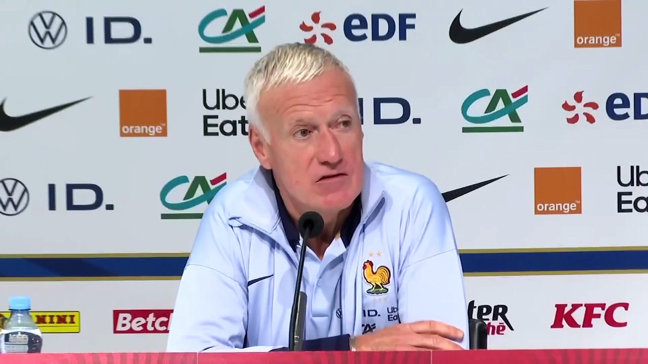 Deschamps sur Mbappé : « Le brassard ? Ça ne lui a pas pesé, sincèrement » - Foot - Qualif. Coupe du monde - Bleus