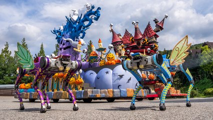 [기업] 레인보우로보틱스 4족 보행 로봇, 에버랜드 가을 축제 퍼레이드 참여 / YTN