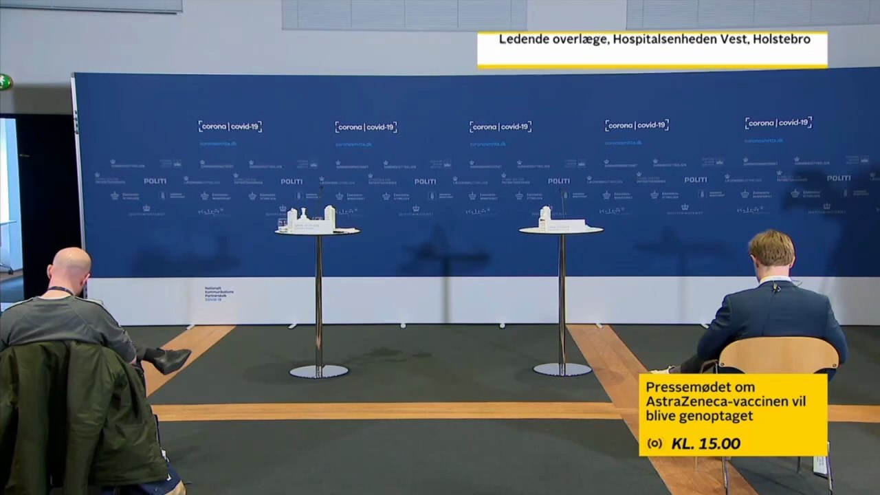 Søren Brostrøm informere om Tanja Erichsen under pressemøde i Corona situationen og Covid-19 i Danmark | 2021 | TV2 PLAY