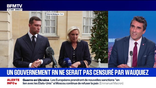 Marschall Truchot : Un gouvernement RN ne serait pas censuré par Wauquiez - 04/09