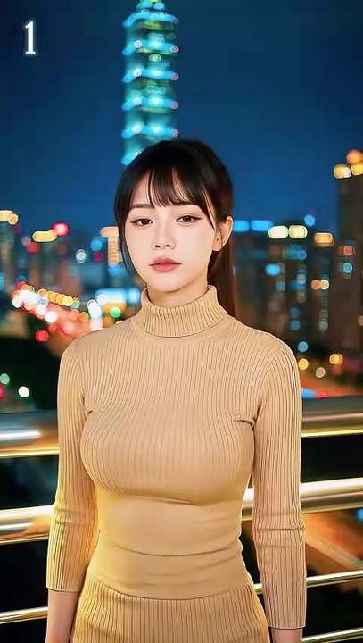 街拍美女5選。32 | 4K AI美女街頭時尚 | Beautiful Asian Girls Street Fashion Lookbook #shorts #aigirl