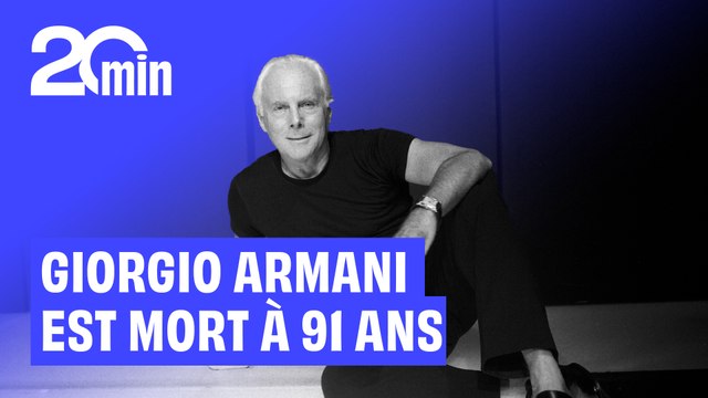 Le célèbre couturier italien, Giorgio Armani, est mort à 91 ans