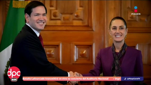 Así se dio la reunión entre Sheinbaum y Rubio por cooperación | DPC con Paola Rojas