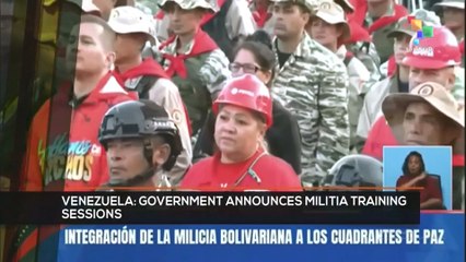 FTS 12:30 04-09: Venezuela: government announces militia training sessions