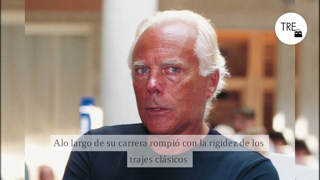 Ha muerto Giorgio Armani, una de las glorias del diseño y la Alta Costura nos deja a los 91 años