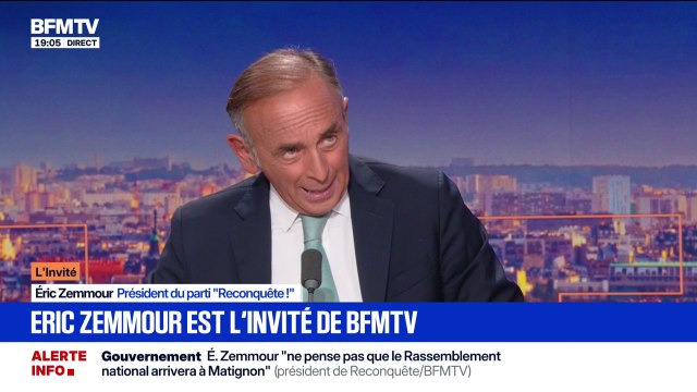 Pour Éric Zemmour (Reconquête !), Marine Le Pen et Bruno Retailleau ne veulent pas de l'union des droites