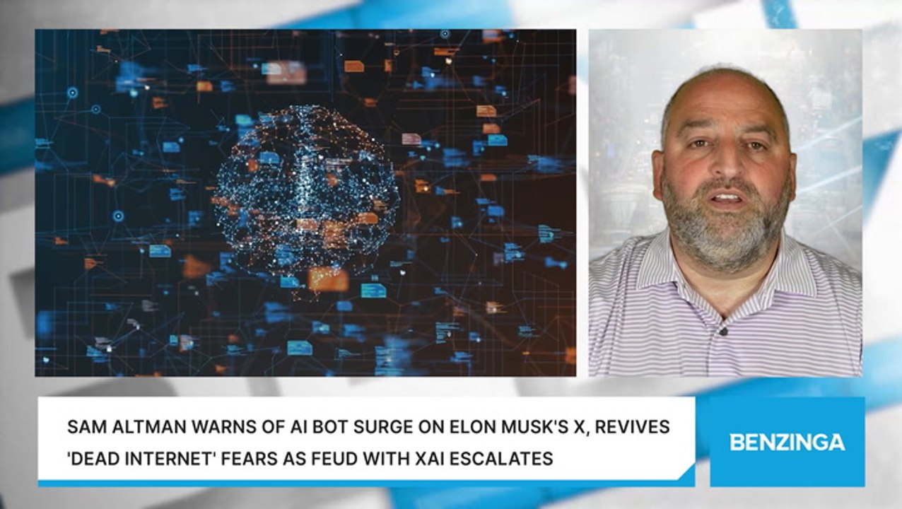 Sam Altman Warns Of AI Bot Surge On Elon Musk's X, Revives 'Dead Internet' Fears As Feud With xAI Escalates