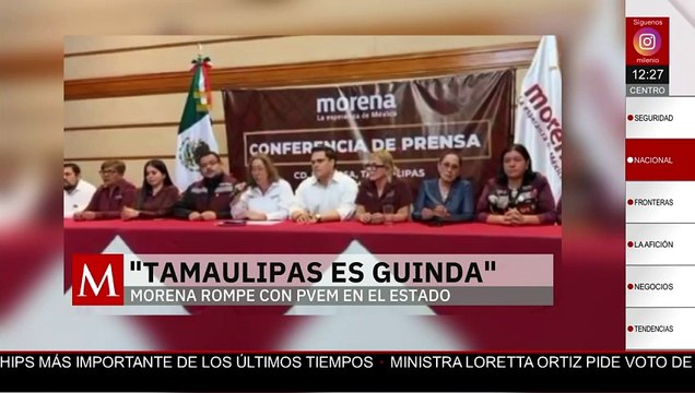 “Tamaulipas solo es guinda”: Morena marca distancia del PVEM