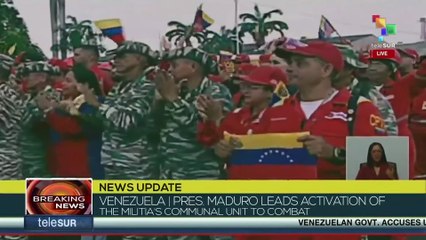 Venezuela Pres. Maduro reviews fighting force in the oil, gas, and petrochemical industries
