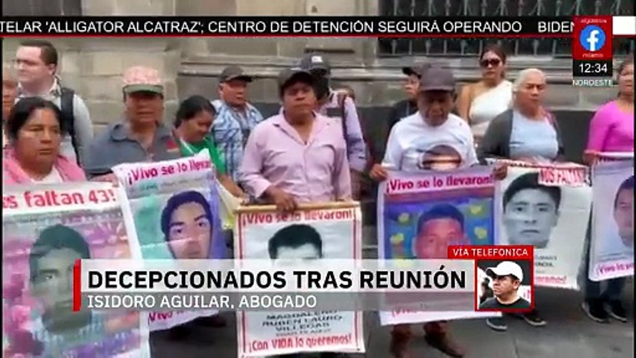 ¿Por qué los padres de los 43 se decepcionaron tras reunirse con Sheinbaum?