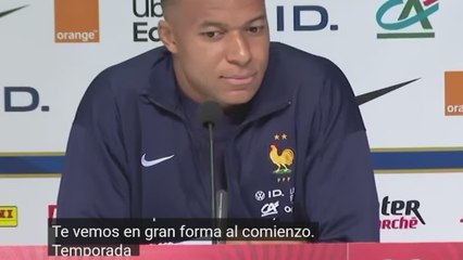 Rueda de prensa de Mbappé en español