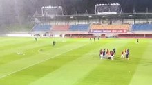 Liechtenstein - Belgique : le déluge avant le match des Diables rouges