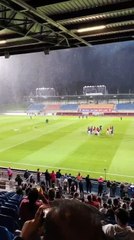 Liechtenstein - Belgique : le déluge avant le match des Diables rouges