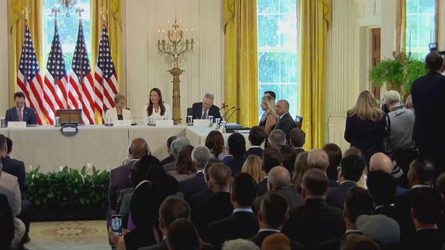 Melania Trump DAZZLES in GRAND Entrance at White House AI Task Force Event