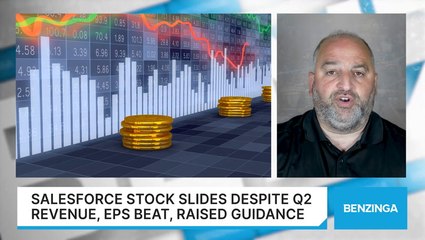 Salesforce Stock Slides Despite Q2 Revenue, EPS Beat, Raised Guidance