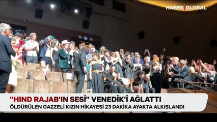 "Hind Rajab'ın Sesi" Venedik'i ağlattı: Öldürülen Gazzeli kızın hikayesi 23 dakika ayakta alkışlandı