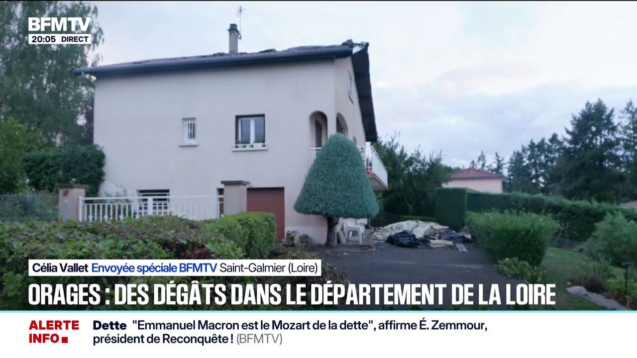 Une maison a pris feu dans la Loire après un impact de foudre: Françoise, voisine et témoin, décrit l’orage comme "une grosse boule de feu"