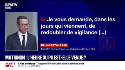 Opération "Bloquons tout": le ministre de l'Intérieur, Bruno Retailleau appelle les préfets "à redoubler leur vigilance"