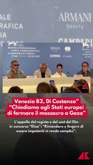 Venezia 82: l’appello di Leonardo Di Costanzo per Gaza