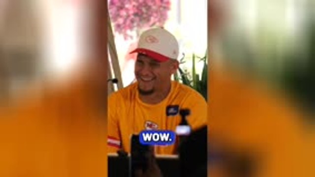Kelce nails Mahomes impression
