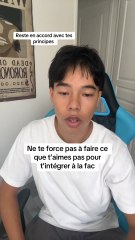 Vous aimez bien la fac vous?