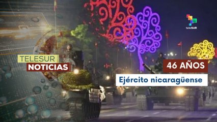 Pueblo nicaragüense celebró el 46 aniversario de su ejército