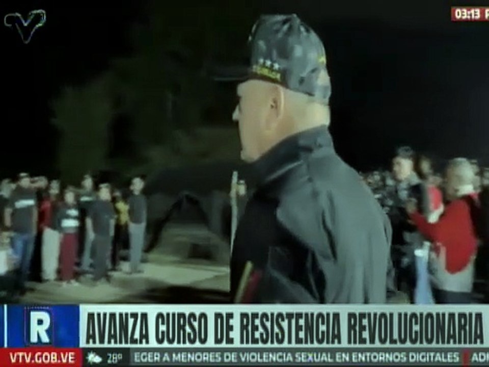 Plan de formación de resistencia básica avanza, con una juventud comprometida a defender la patria
