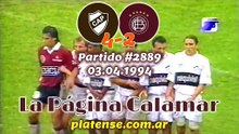 19940403   2889   Platense 4 vs Lanus 2   Resumen