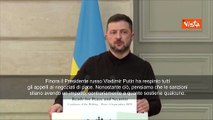 Zelensky: Un incontro con Putin è necessario, ma se propone Mosca vuol farlo fallire